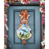 Blessing Angel Wildlife Door Decor - J. Mills-Price - Wildlife Holiday Decor - 8457902H