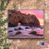 Ocean Sunset Art Wooden Wall Art by Nature Wonders - Nature Wildlife Decor  - 95403B