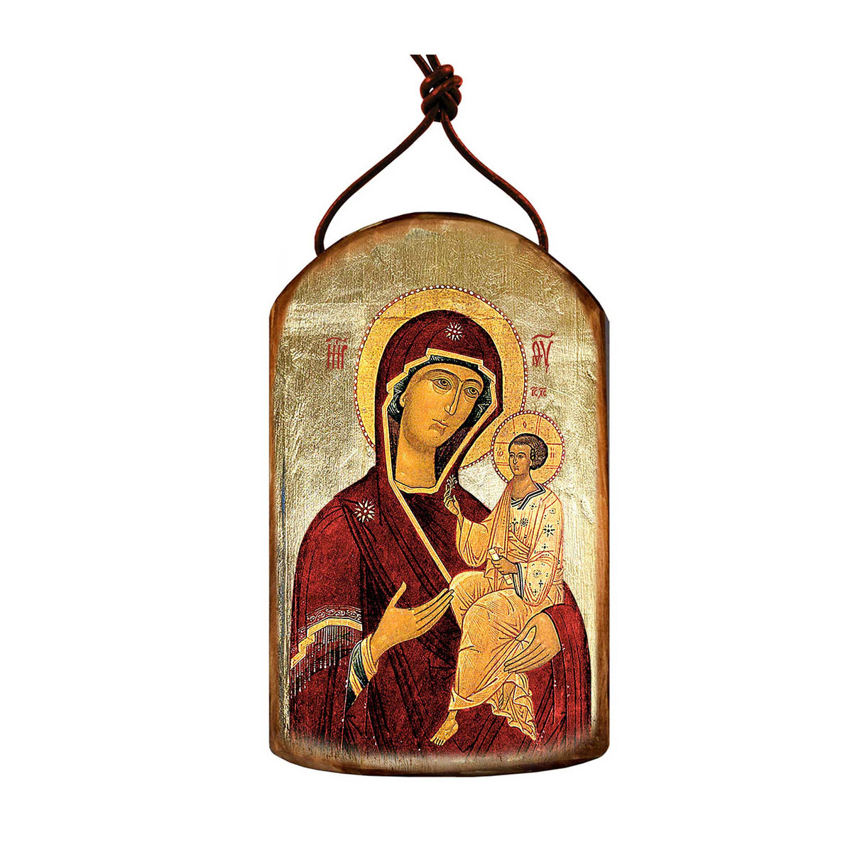 Adorno de icono sagrado ortodoxo religioso de la Virgen María - Decoración inspiradora - 87063