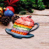 Juego de 3 adornos decorativos de madera para el Día de la Madre de G. Debrekht - Love Family Decor - 8091059-S3