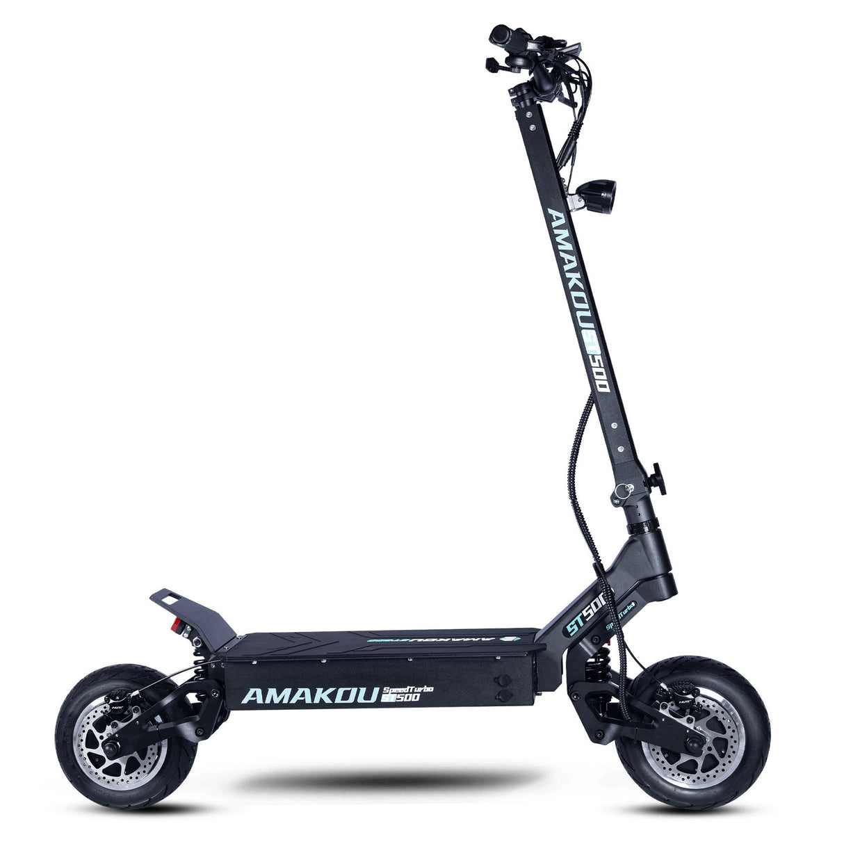 Patinete eléctrico plegable con motor de doble potencia de 72 V y neumáticos de carretera de 11 pulgadas