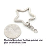 Silver Keychain Phone Pendant