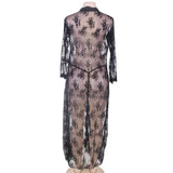 Lingerie Lace Long Dress Nightgown - Lootquake