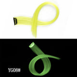 Luminous DIY Clip-In Hairpiece Rainbow Color