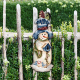 Decoración navideña para puerta de Frank Freezing de Jamie Mills-Price - Decoración navideña de Papá Noel y muñeco de nieve - 8457515H