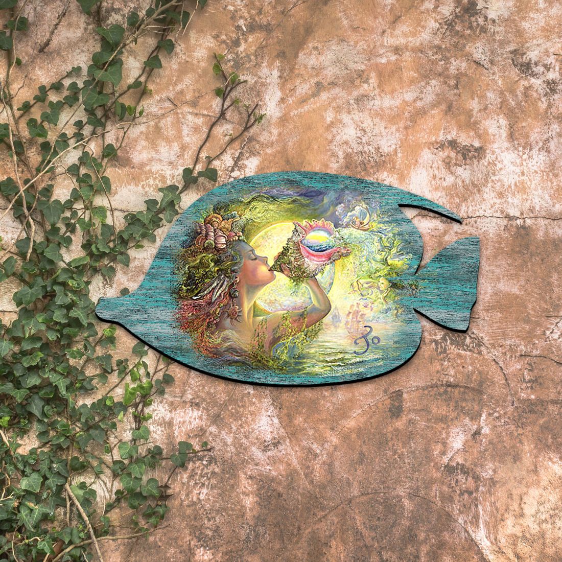 Call of the Sea Wall Hanger by Josephine Wall - Coastal Sea-Life Decor - 845612H-JW