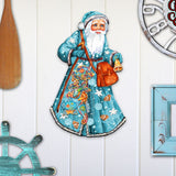 Fishermen Santa Coastal Door Decor by G. DeBrekht - Coastal Holiday Decor - 8124120-2H