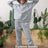 Women's Long Sleeved Hoodie Set - Lootquake