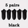 Calcetines tobilleros esenciales (1/5/10/20/30 pares): suaves, ligeros, de corte bajo, versátiles y cómodos para mujer.