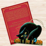 Adornos de madera de gato espeluznante de Laura Seeley - Decoración de Halloween y Acción de Gracias - 8512056-LS