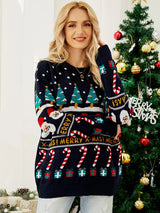 Christmas Tree Jumper Snowman Sweater - Lootquake