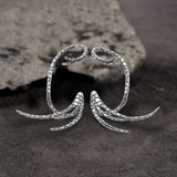 Feather Wing Stainless Steel Ear Cuff