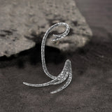 Feather Wing Stainless Steel Ear Cuff