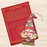 Love Gnome Wooden Ornaments by G.DeBrekht - Love Family Kids Decor - 8611018-S2