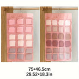 Sac de rangement pour sous-vêtements double face - Solution de rangement polyvalente pour lingerie et chaussettes, design compact et adapté aux voyages, avec fonction d'accrochage facile
