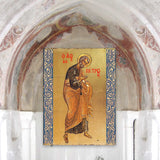 Icono religioso cristiano sagrado de San Pedro de madera bañado en oro - Decoración inspiradora - 85042