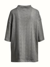 2pcs Men's Jacquard Solid Short Sleeve V Neck Shirt & Matching Drawstring Shorts Set, Summer Leisure Clothing - Lootquake