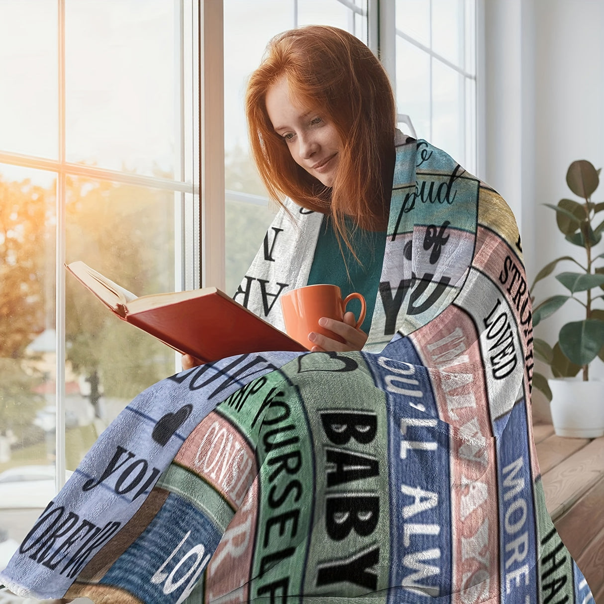 Manta personalizada "Para mi hija": suave, acogedora y cálida para sofá, oficina, cama y viajes. Regalo de cumpleaños único para hijas.