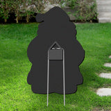 Regalos conmovedores para todos: Juego de 3 decoraciones para jardín al aire libre de G. Debrekht - Decoración navideña de Papá Noel y muñeco de nieve - 8120130MS3