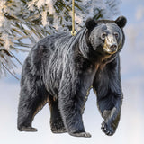 Adornos de madera de oso negro de Alaska de G.Debrekht - Decoración navideña con temática de vida silvestre - 8710105-1