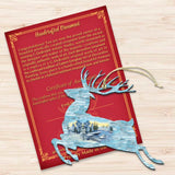 Adornos de madera de ciervo rampante de G. DeBrekht - Decoración navideña con temática de vida silvestre - 8198211-1