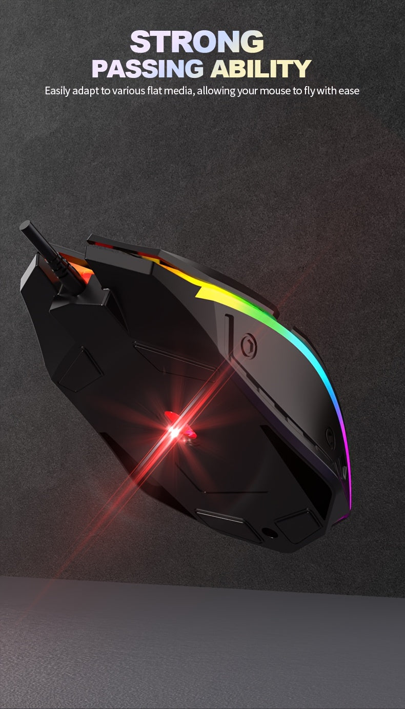 Ratón para juegos iluminado con cable S1