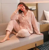 Women's Velvet Pajama Set - Lootquake