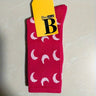 1 Pair Moon Pattern Trendy Y2K Hip Hop Socks, Casual Versatile Soft Comfortable Outdoor Sports Socks