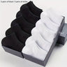 5/10/12 pares de calcetines tobilleros lisos para hombre, cómodos, transpirables, suaves y absorbentes del sudor, ideales para exteriores.