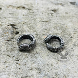 Fierce Snake Stainless Steel Ear Cuffs