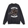 Fight Me Coward Vintage Washed Sweatshirt