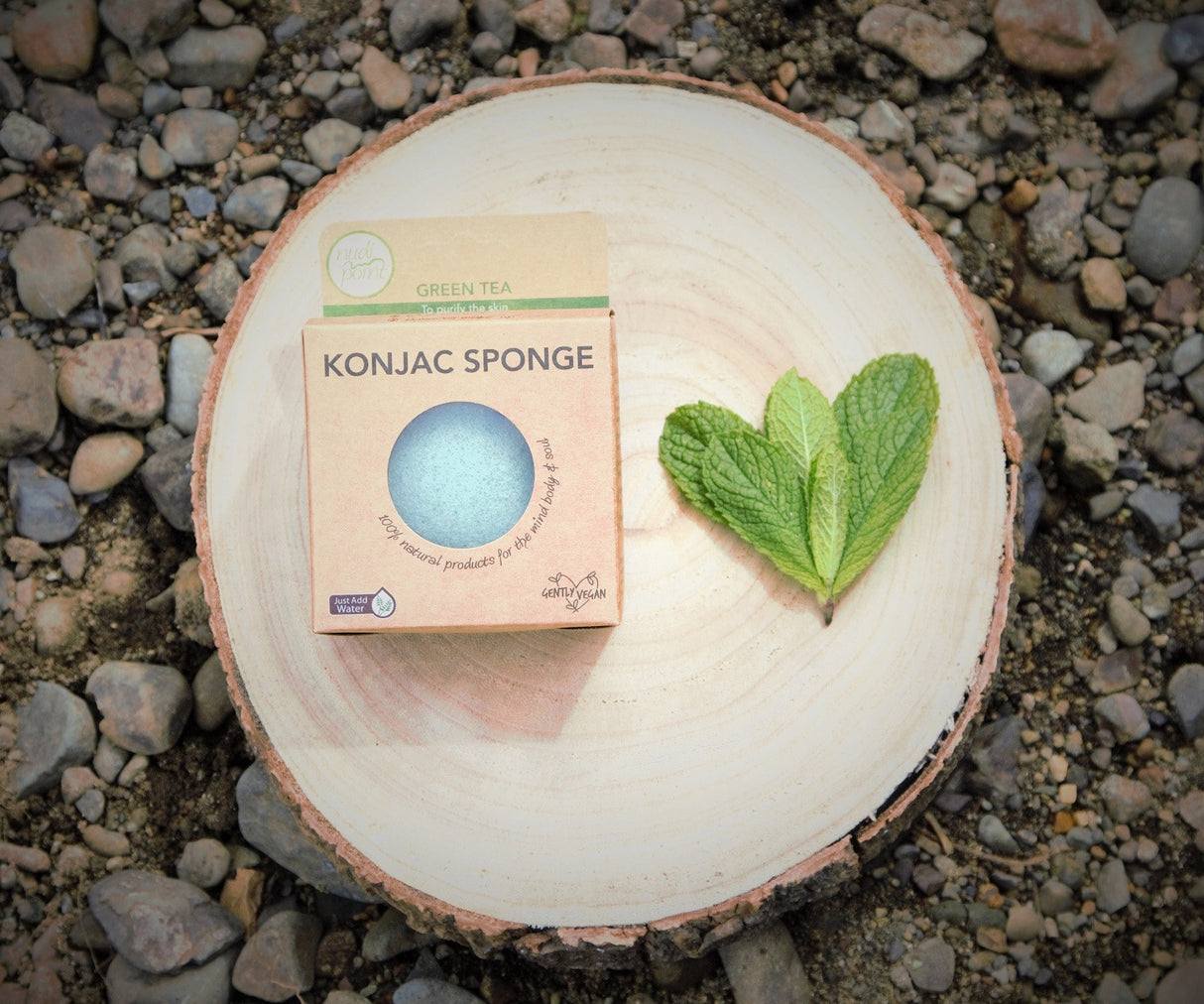 Esponja Konjac de Té Verde (para purificar la piel)