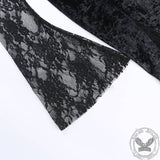 Floral Pattern Polyester Gothic Cheongsam Dress