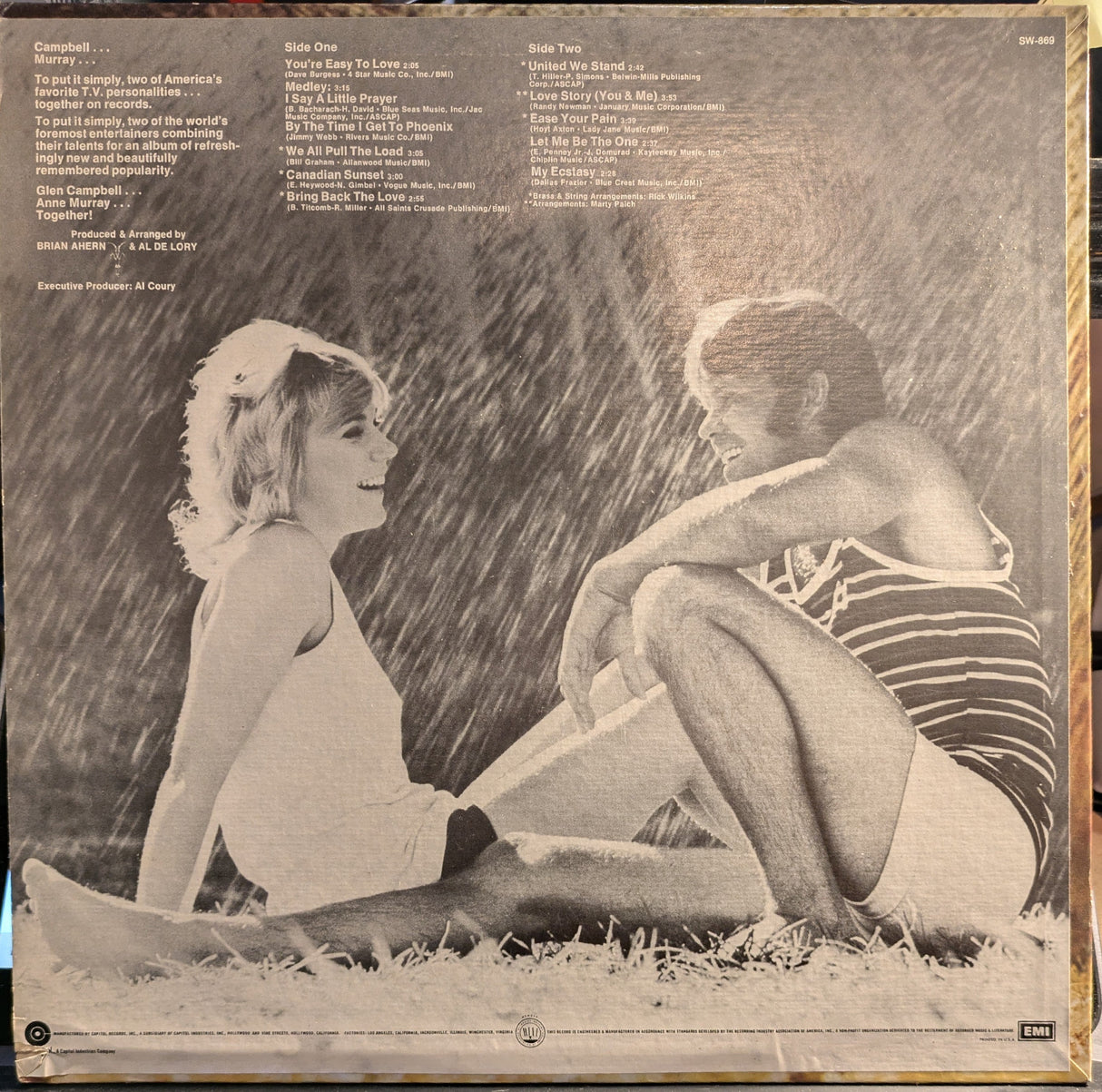 Anne Murray / Glen Campbell | Muy bueno Plus (MB+) Excelente+ (EX+)