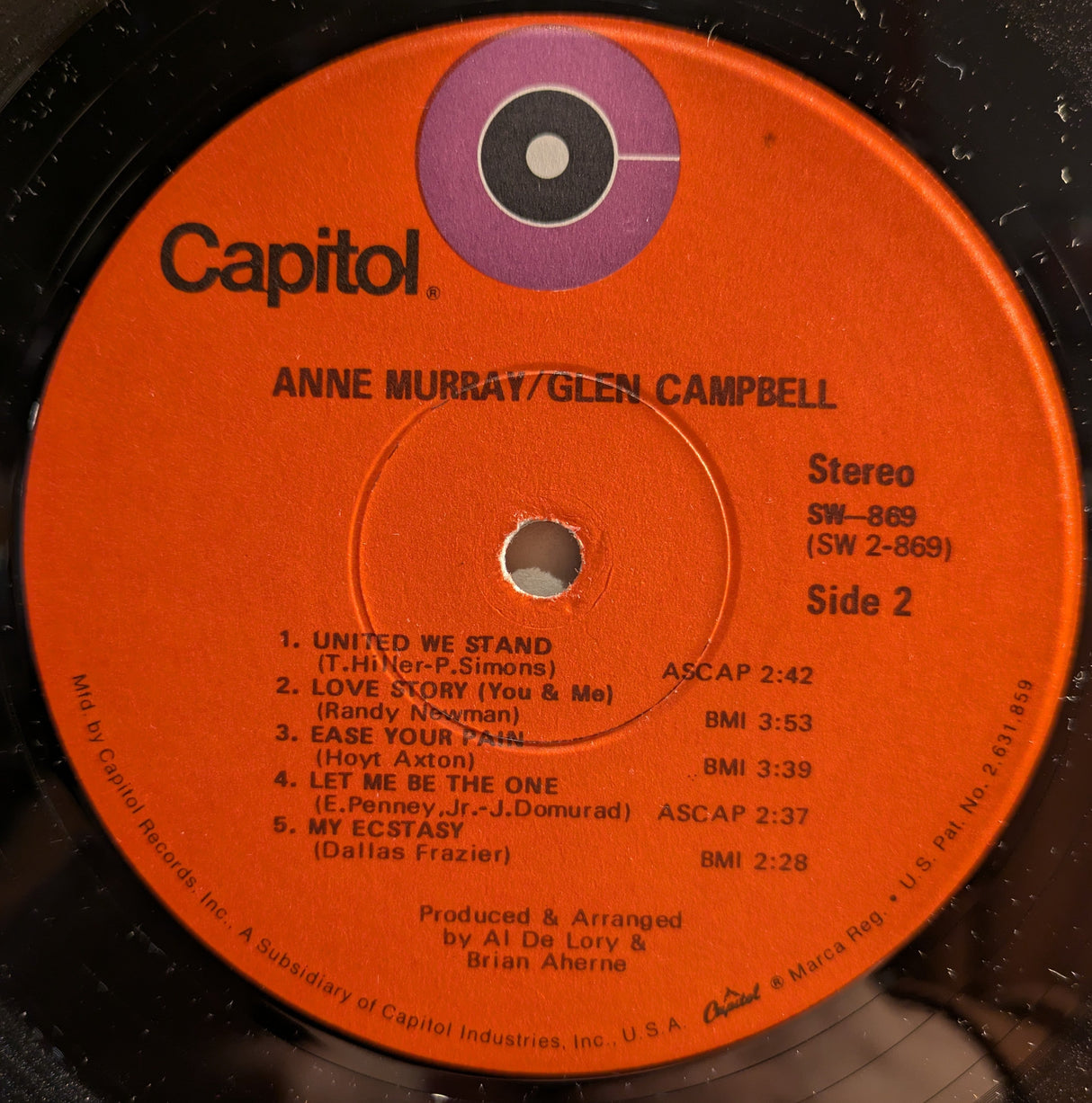 Anne Murray / Glen Campbell | Muy bueno Plus (MB+) Excelente+ (EX+)