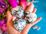 Rainbow Moonstone Hearts