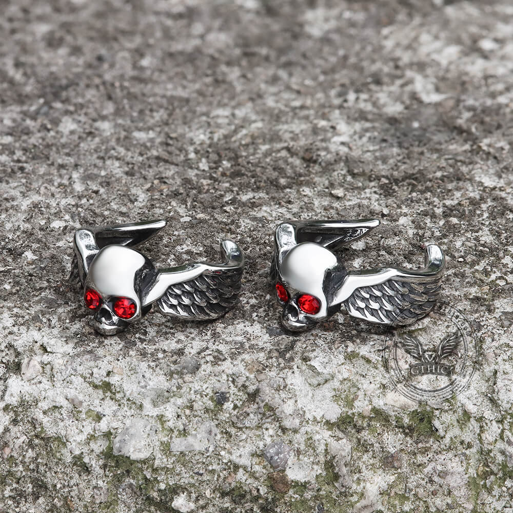 Free Soul Stainless Steel Biker Ear Cuffs