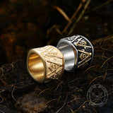 Freemason Logo Stainless Steel Masonic Ring