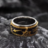 Freemasonry Symbol Stainless Steel Spinner Ring