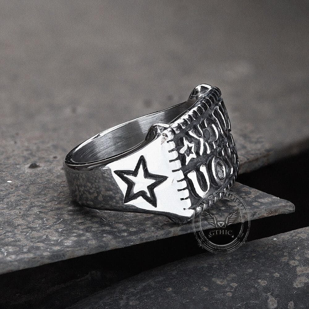 Fuck You Stainless Steel Ring