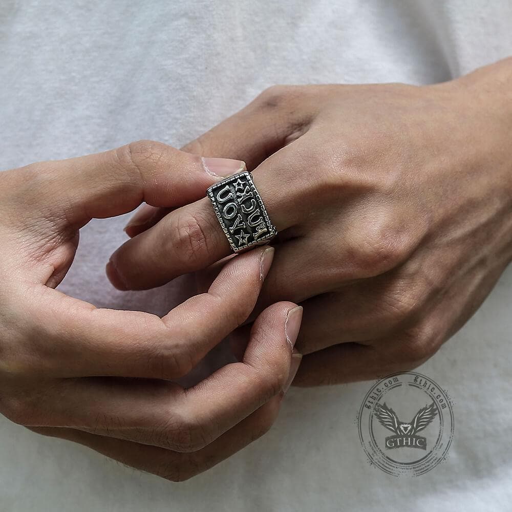 Fuck You Stainless Steel Ring