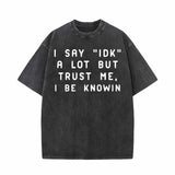 Funny Humor Vintage Washed T-shirt