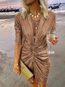 Casual Solid Bodycon Dresses - Lootquake