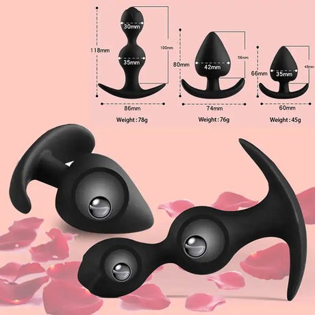 Anal Beads and Plug for Couples - Adult Toy - Lootquake