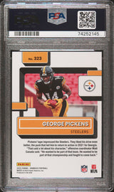 Graded 2022 Panini Donruss George Pickens #323 Rookie RC Football Card PSA 10 Gem Mint