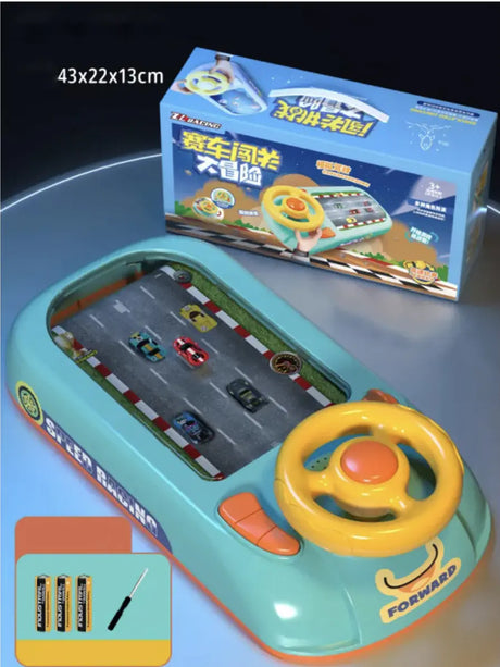 Children's Driving Simulation Toys Puzzle Electric Desktop Game Console - Lootquake