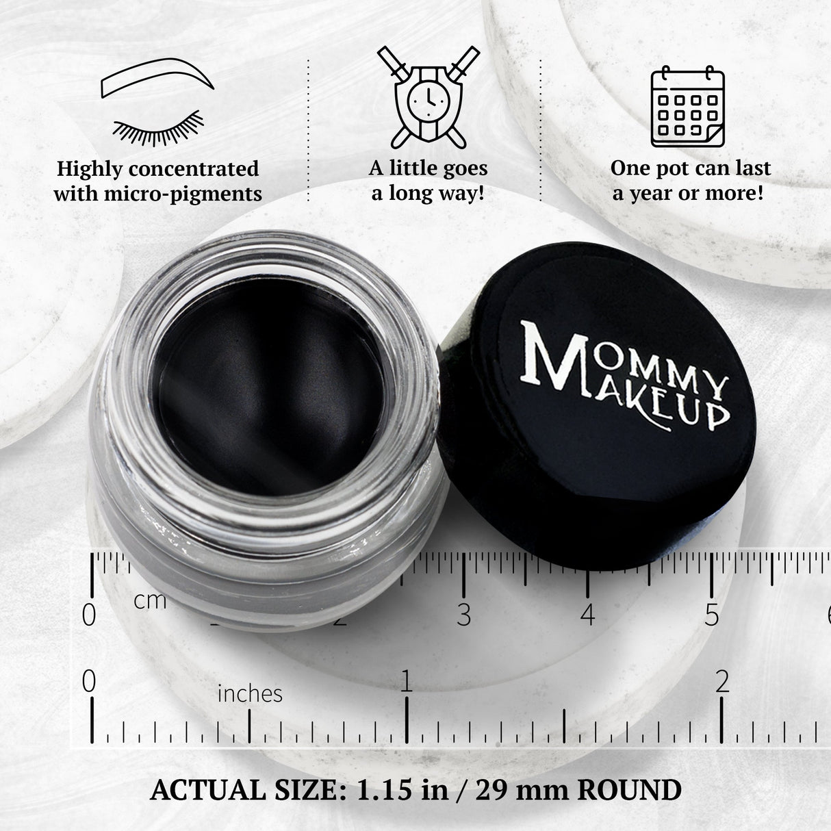 Black Beauty Stay Put Waterproof Gel Eyeliner w/ Micropigments