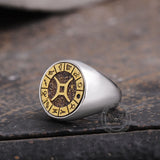 Gemini Stainless Steel Ring