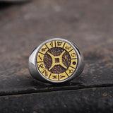 Gemini Stainless Steel Ring