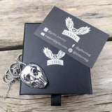 Ghost Head Stainless Steel Skull Pendant